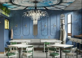 Акустические панели K&R Design с декоративным оформлением для ресторана