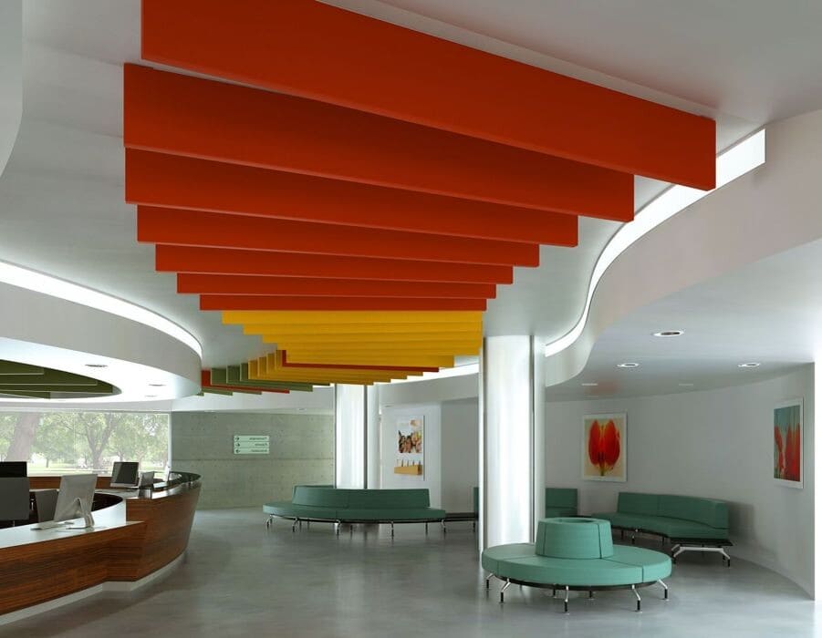 Современный офис с хорошей акустикой — звукопоглощающие панели и комфортная рабочая среда