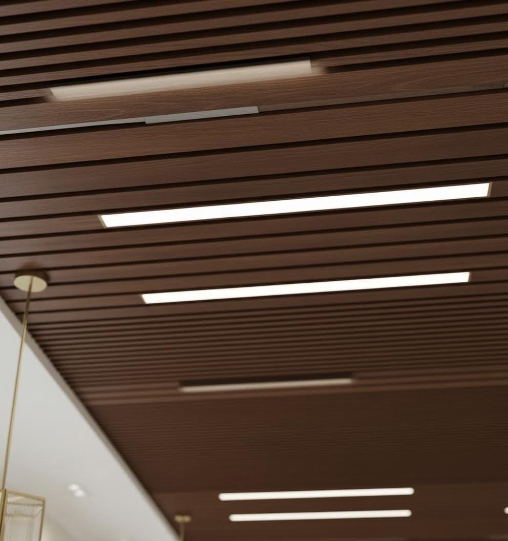 Универсальное решение для любого пространства: кубообразные реечные потолки