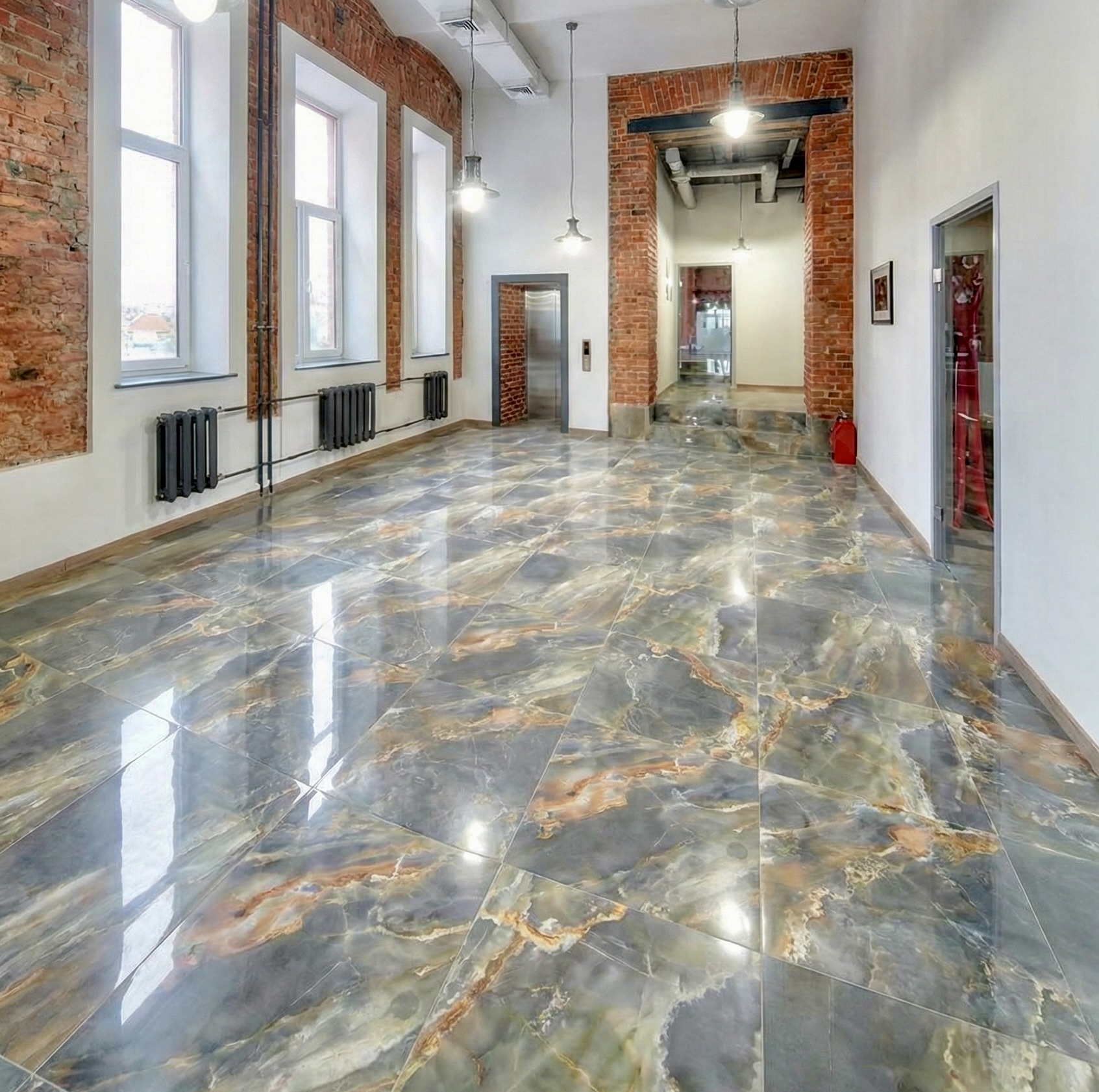 Металлический фальшпол