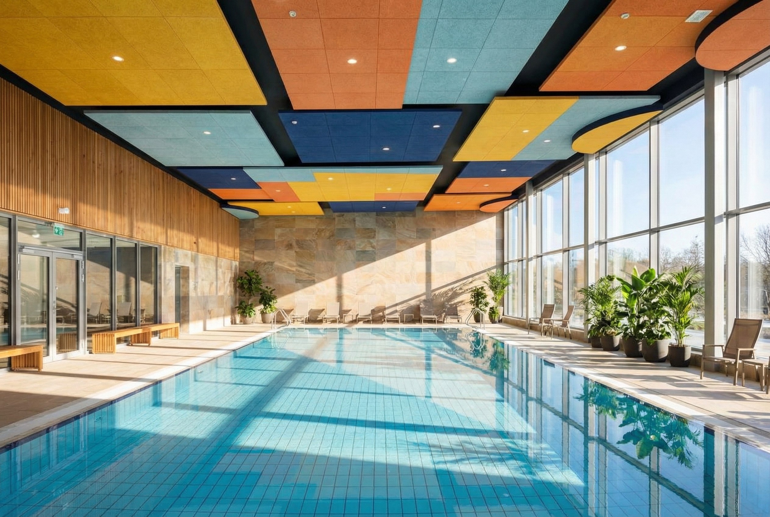 Фибролитовые акустические потолки и панели K&R Design