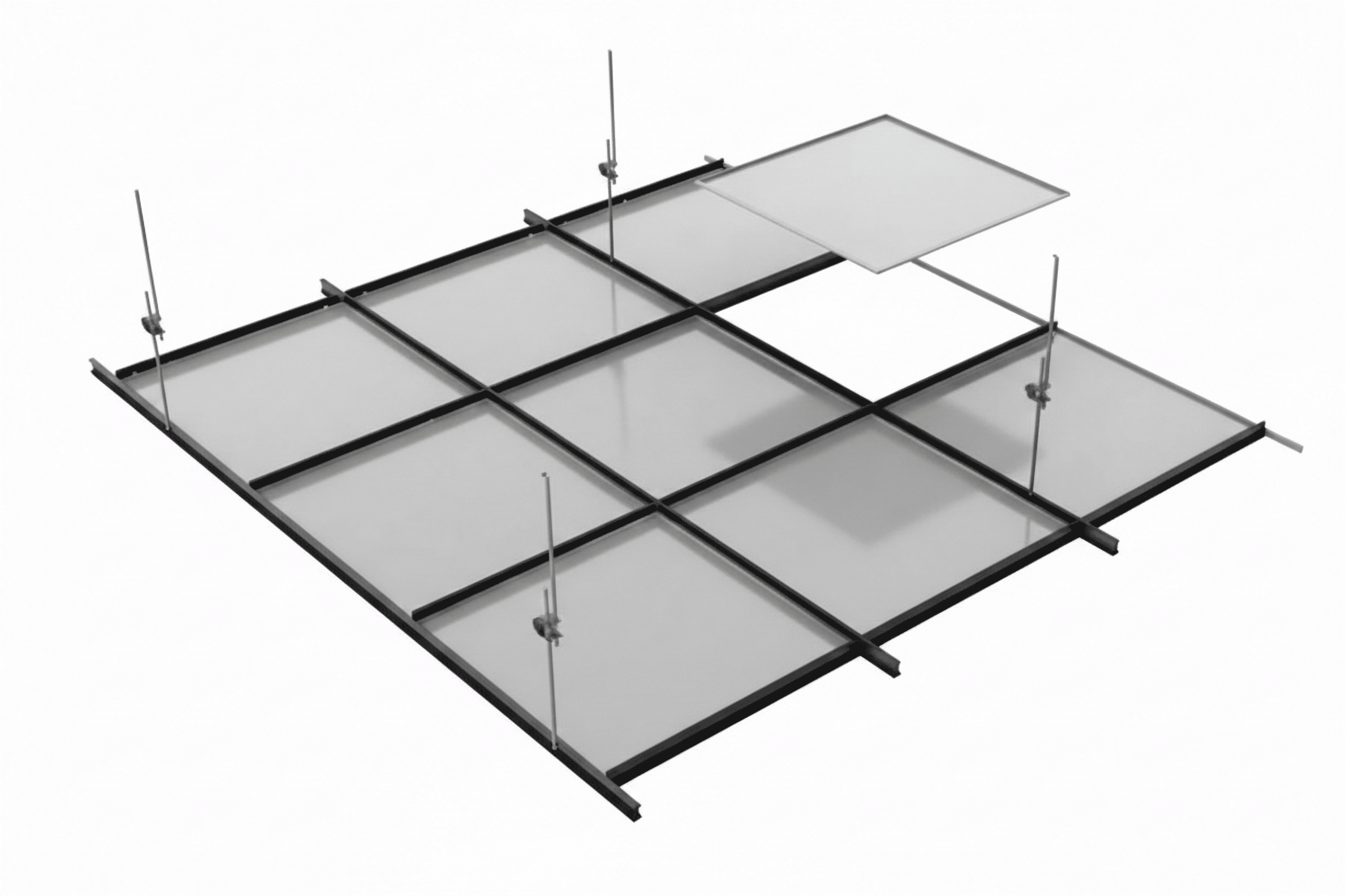 Кассетные подвесные потолки: универсальное решение для офисов и общественных пространств