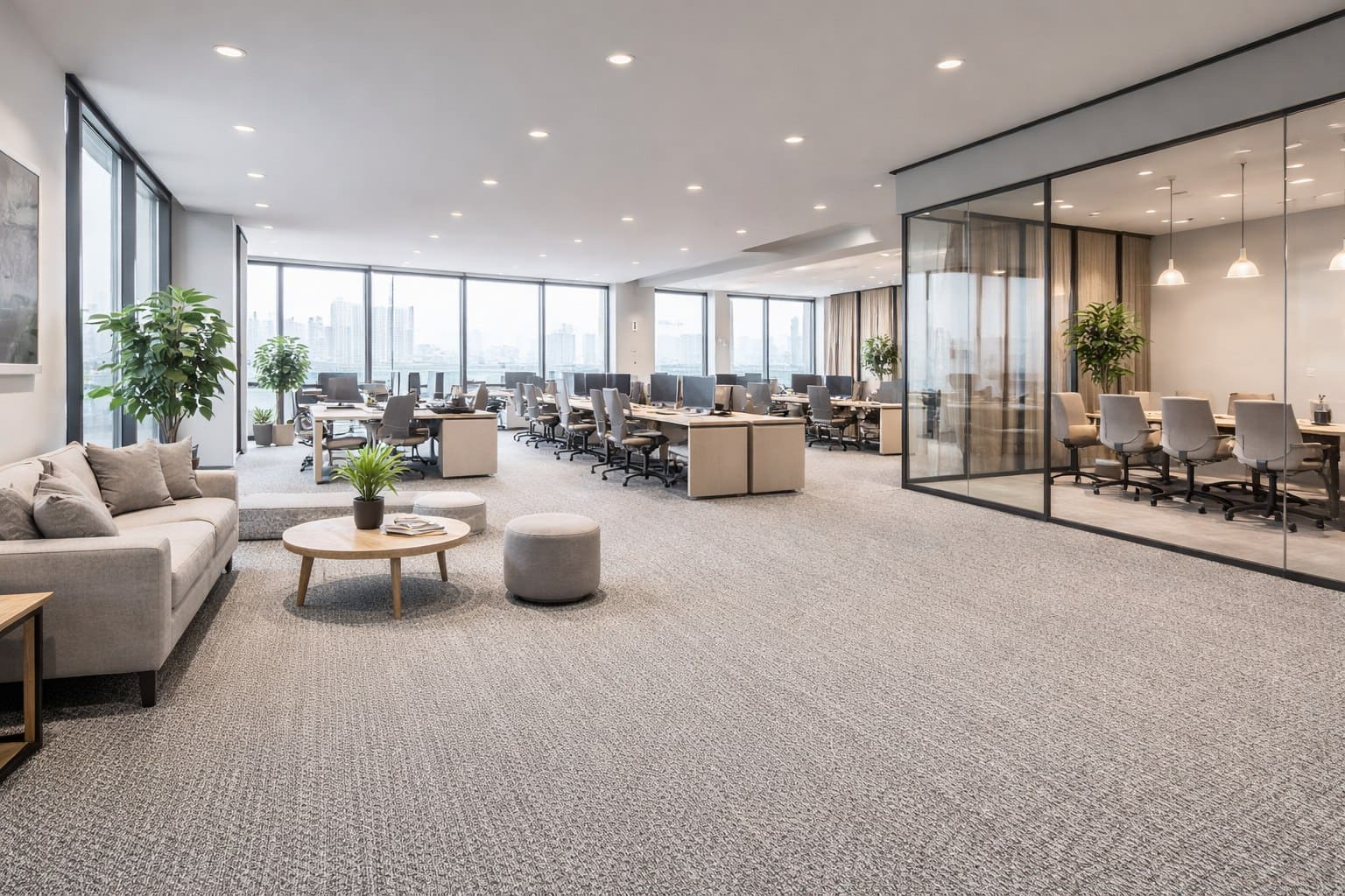 Ковровая плитка для офисов