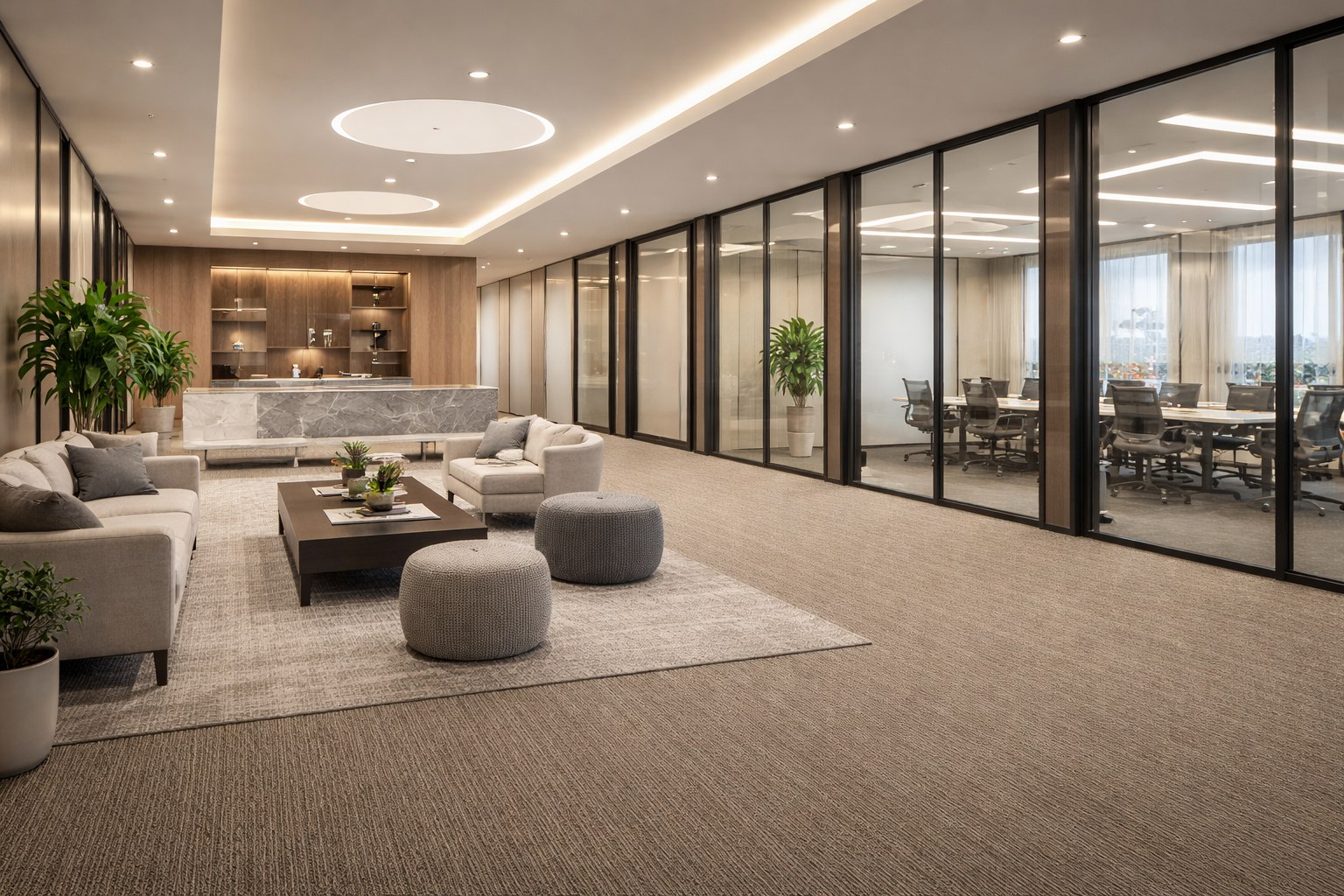 Модульная ковровая плитка Line: комбинируйте цвета и создавайте уникальные узоры