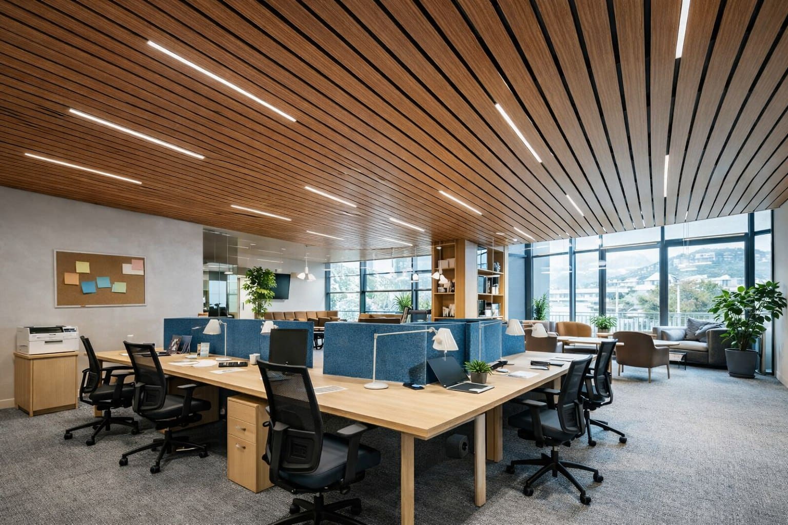 Реечные потолки: всё о типах, материалах и преимущества