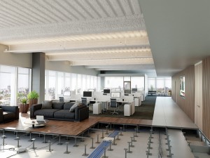 Фальшпол для бизнес-центров, коммерческой недвижимости и пространств для аренды