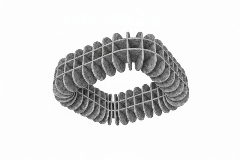 Акустическая панель из войлока остров K&R Design Torro квадрат