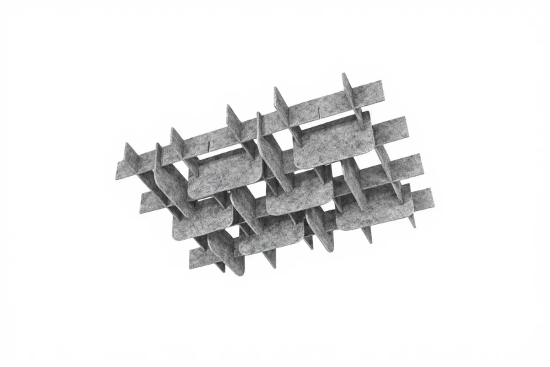 Акустическая панель из войлока остров K&R Design Modul