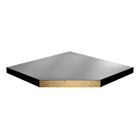 Плита фальшпола из ДСП K&R Design W38St/St