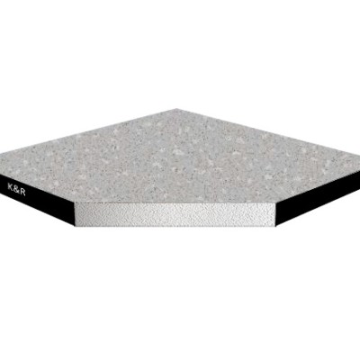 Плита фальшпола из сульфата кальция ГВЛВ (КМ1) K&R Design S38St/PVC ASPECT 2