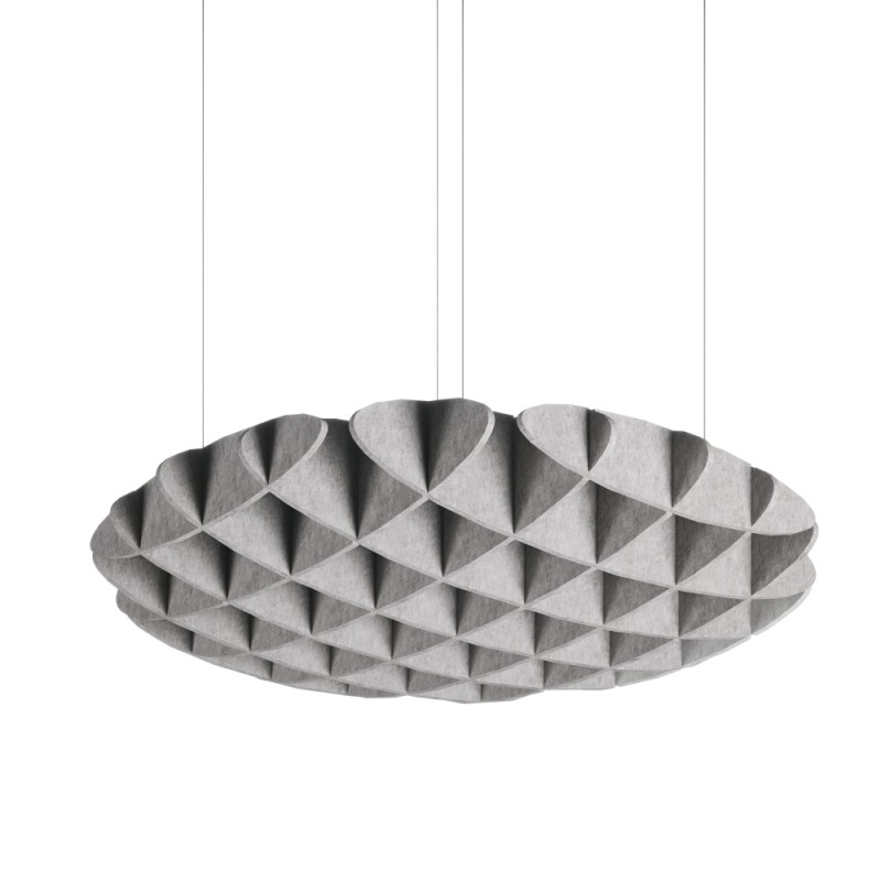 Акустическая панель из войлока остров K&R Design OST Соты 1200х1200х120 KR2.09